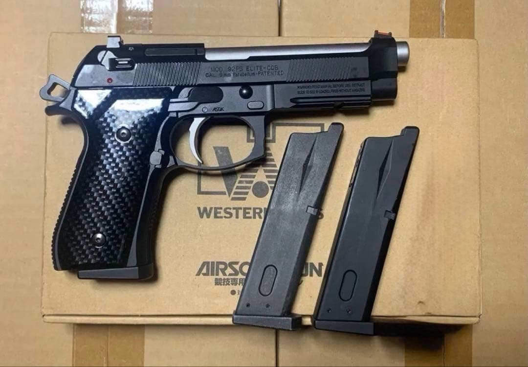 HW樹脂製 ガスブロ WA ベレッタ M92FS V8 純正マガジン 3本 訳有