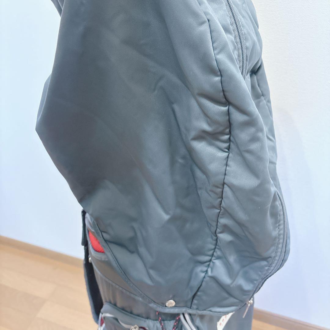 K405 onoff ナイロンツイル ネイビー キャディバッグ