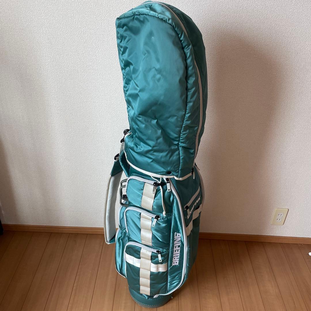 BRIEFING ゴルフバッグ ヘッドカバーセット　ピーコックグリーン