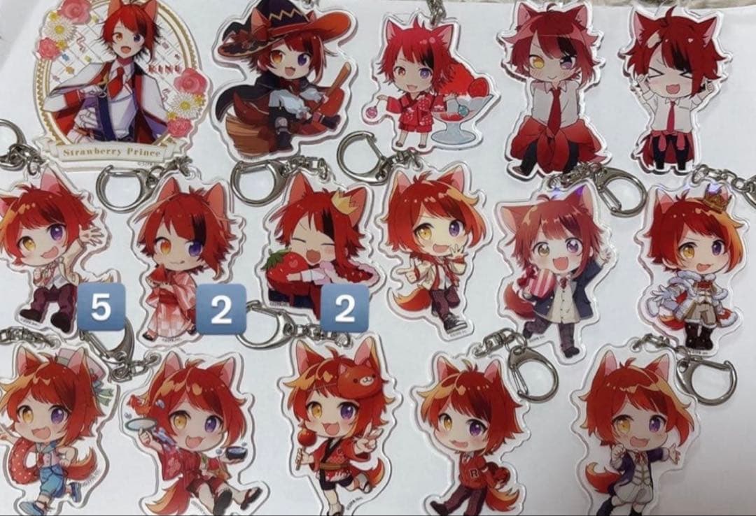 すとぷり 莉犬くん 15個セット アクキー アクリルキーホルダー