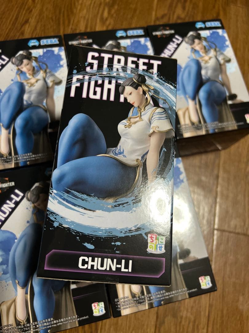 ストリートファイター：【春麗：19個セット】ちょこのせプレミアムフィギュア