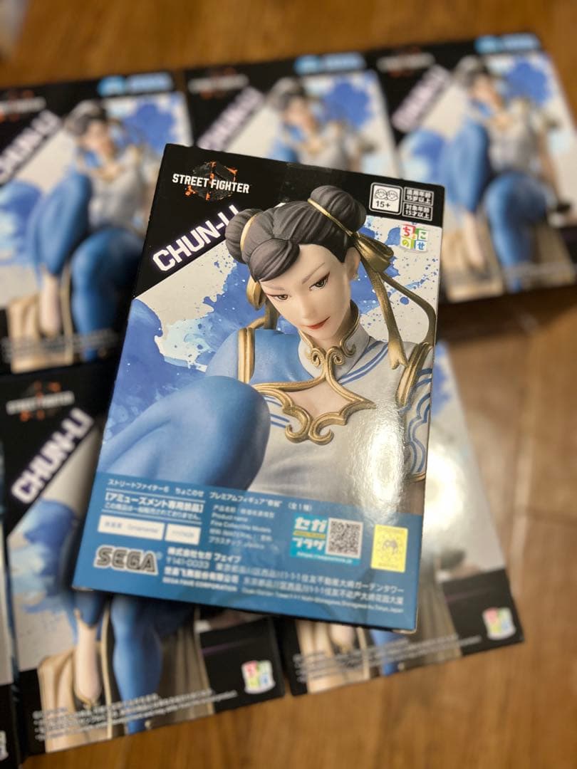 ストリートファイター：【春麗：19個セット】ちょこのせプレミアムフィギュア