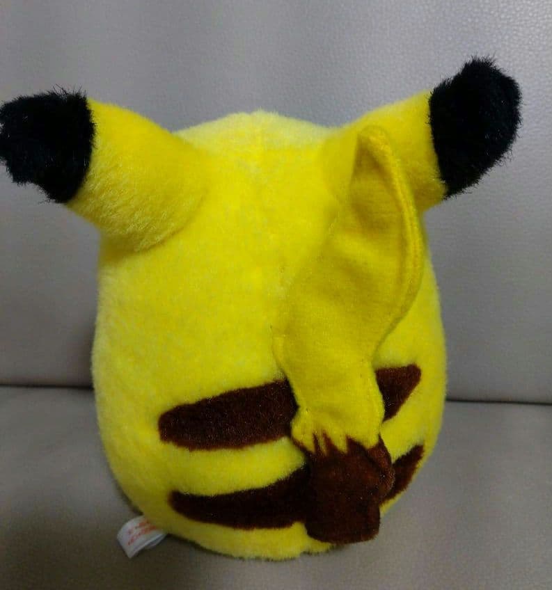 レトロ　美品　初期　初代　ピカチュウ　ポケモン　ぬいぐるみ　タグ付き