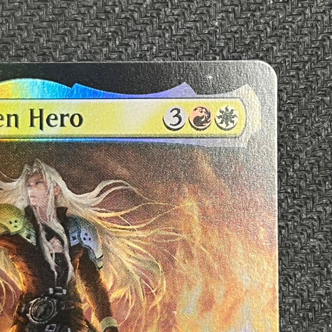 MTG FIC《墜ちた英雄、セフィロス》英語版 拡張アートfoil