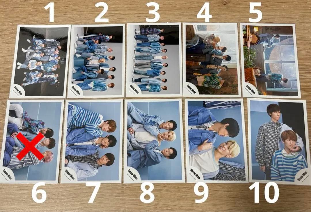  Man 公式写真セット 集合⑴