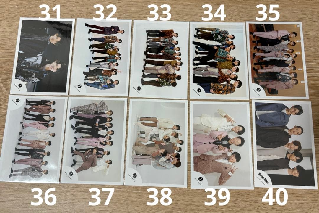  Man 公式写真セット 集合⑴