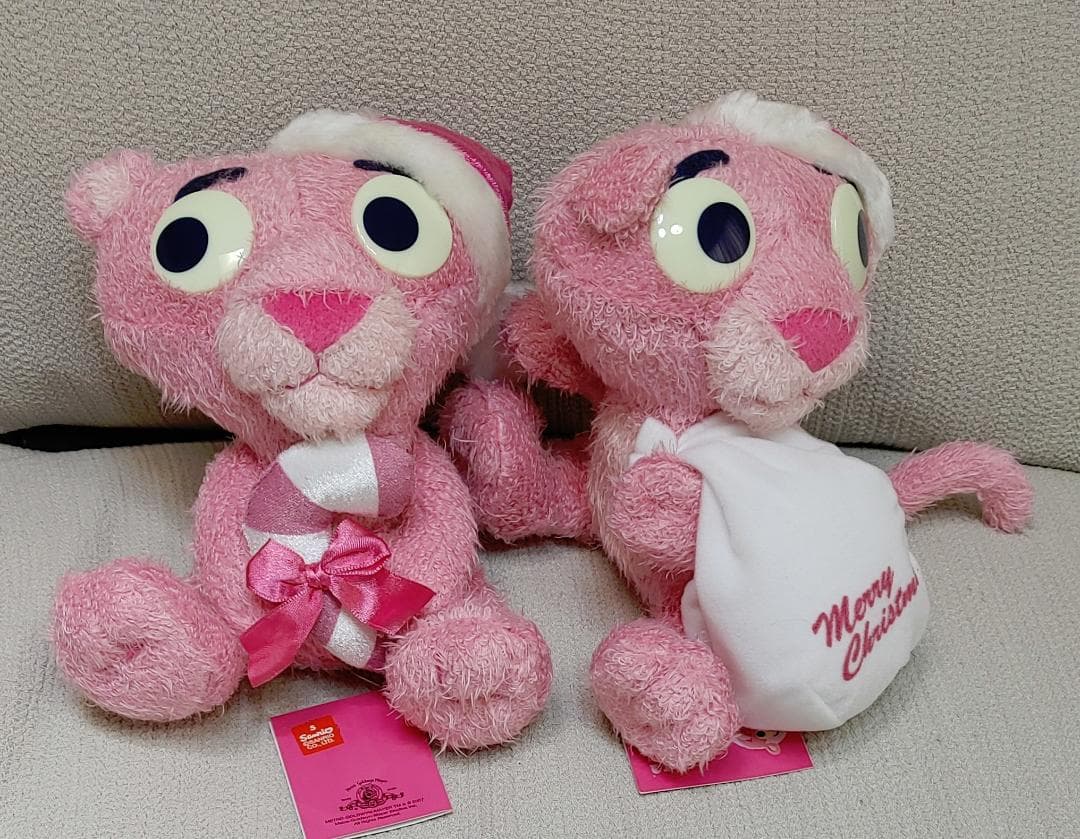 超巨大　激かわ　ピンクパンサー　ぬいぐるみ セット 激レア ①