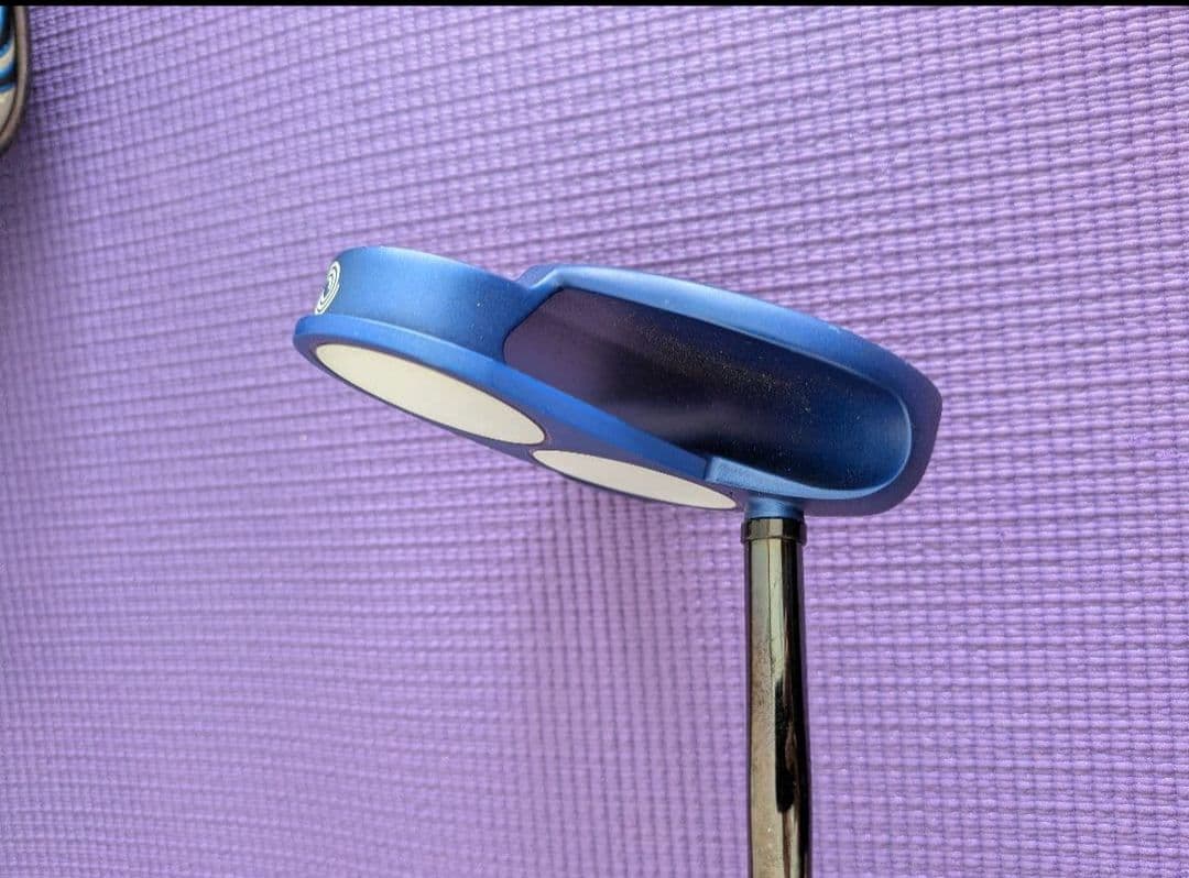（美品）オデッセイパター O-WORKS BLUE パター 2-BALL