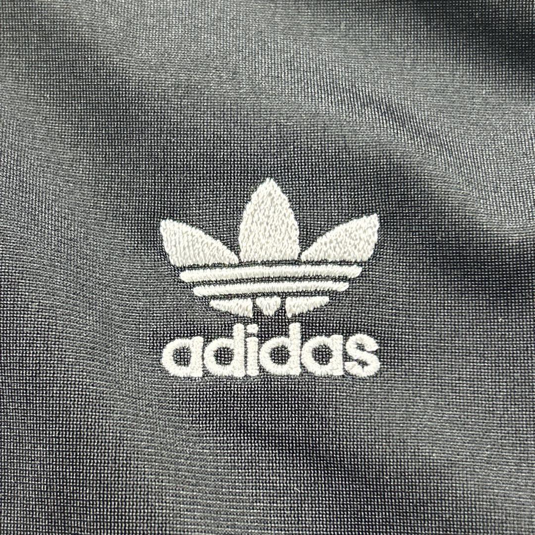 極美品 アディダス ファイヤーバード トラックジャケット 黒　白　2XL ロゴ