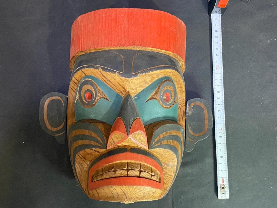 Kwakiutl Mask Oscar Ozzie Matilpi 木製 マスク