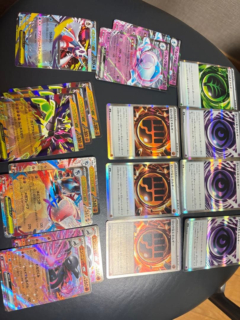 ポケカ　ポケパッド　メイのはげまし　ニャースRR メガスターミーex RR