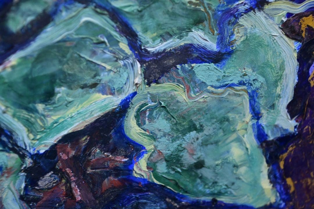 【真筆保証】シクラメン 鈴木千久馬 F6 油彩画 無垢 額 西洋 静物画