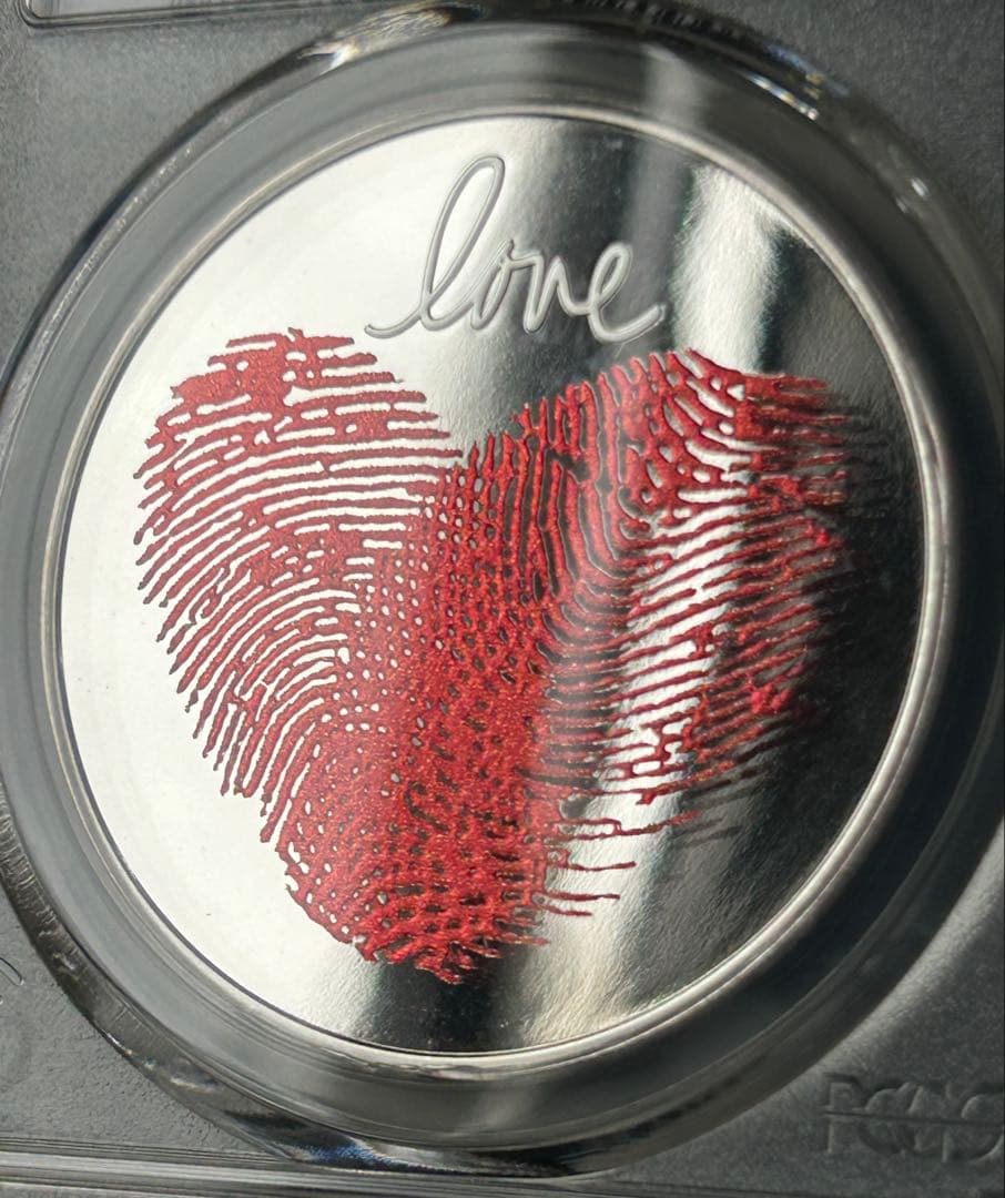 PCGS PR69DCAM ガーナ 2021 2C銀貨 Love発行1000枚
