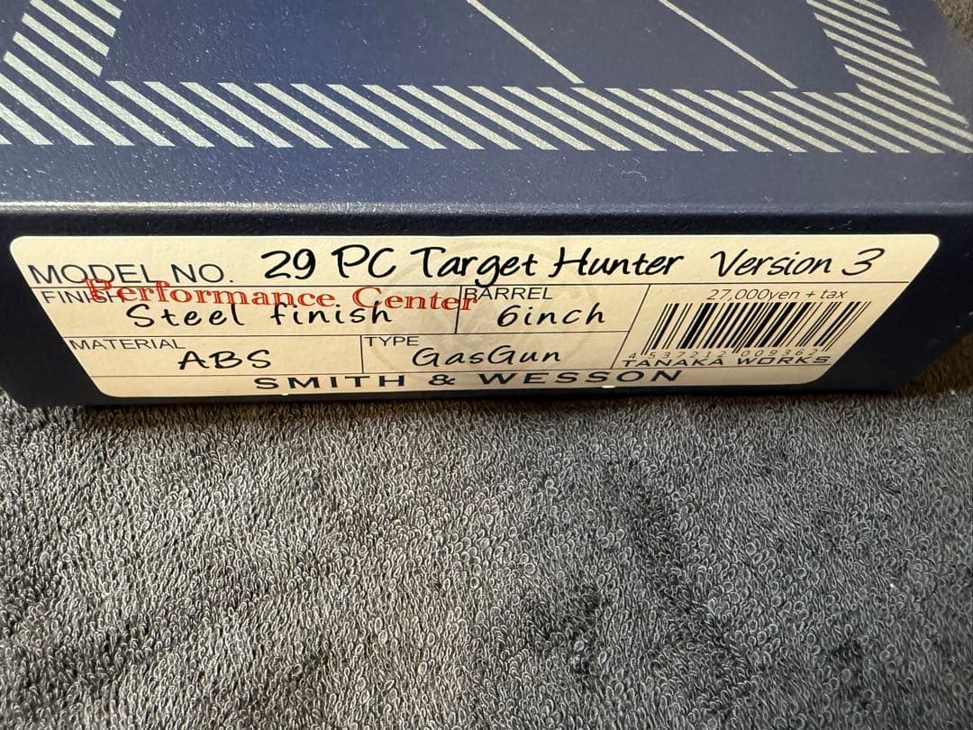 タナカワークス S&W M29 6インチ スチールフィニッシュ ガスリボルバー