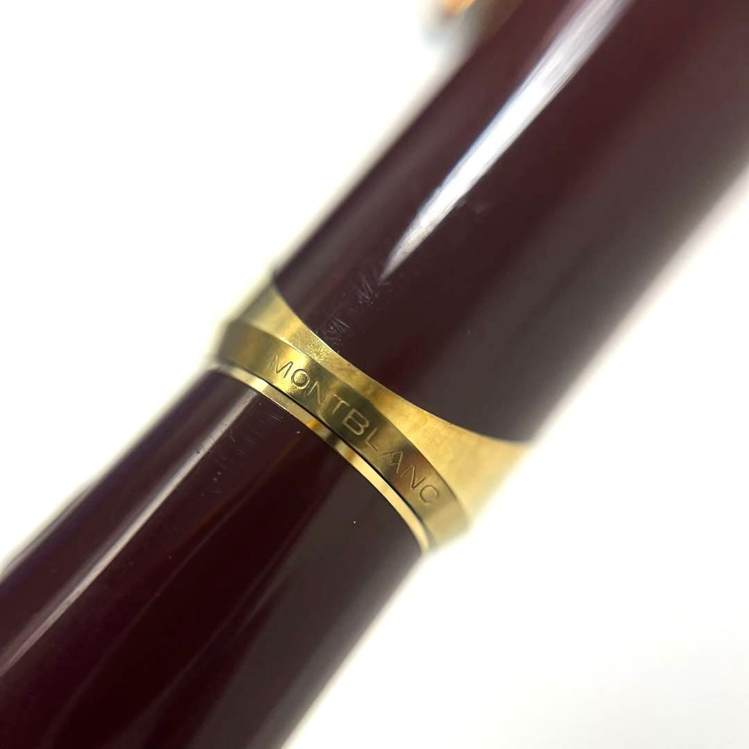 【ペン先750】MONTBLANC 万年筆 モンブラン ボルドー×ゴールド