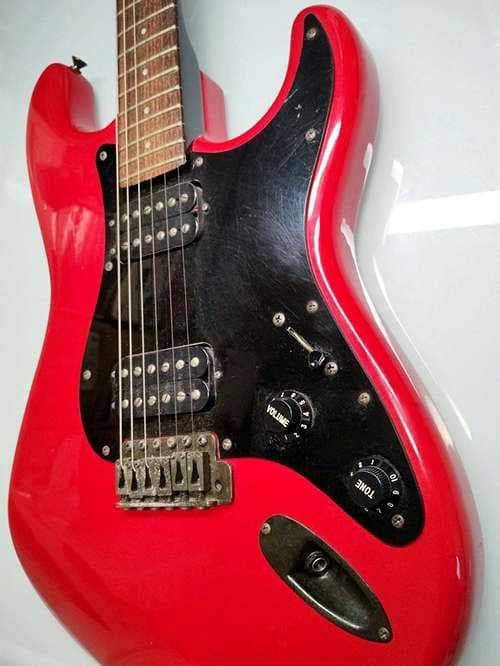 JVシリアルSquierbyFenderコンテンポストラトキャスターHHフジゲン