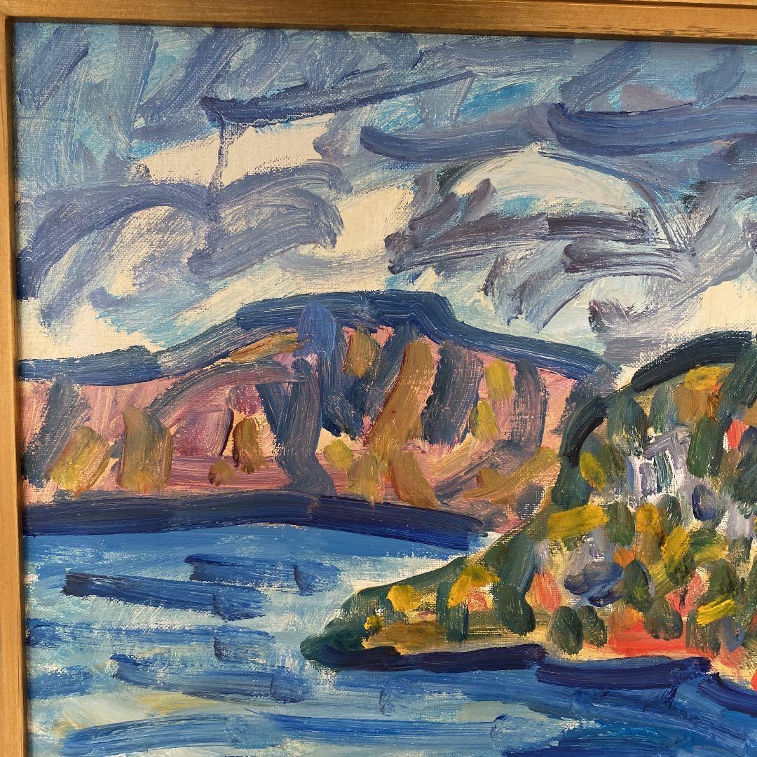絵画 油絵　関四郎五郎