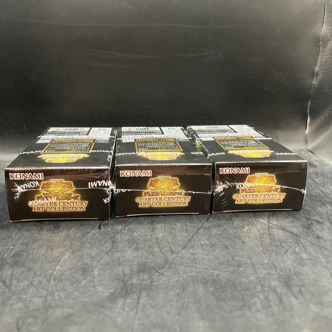 ★遊戯王 クォーターセンチュリーアートコレクション 3BOX シュリンク付き