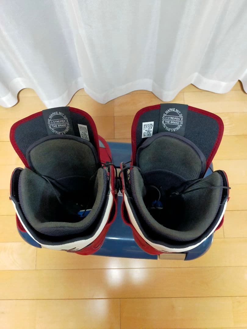 adidas スノーボードブーツ 赤 男性用