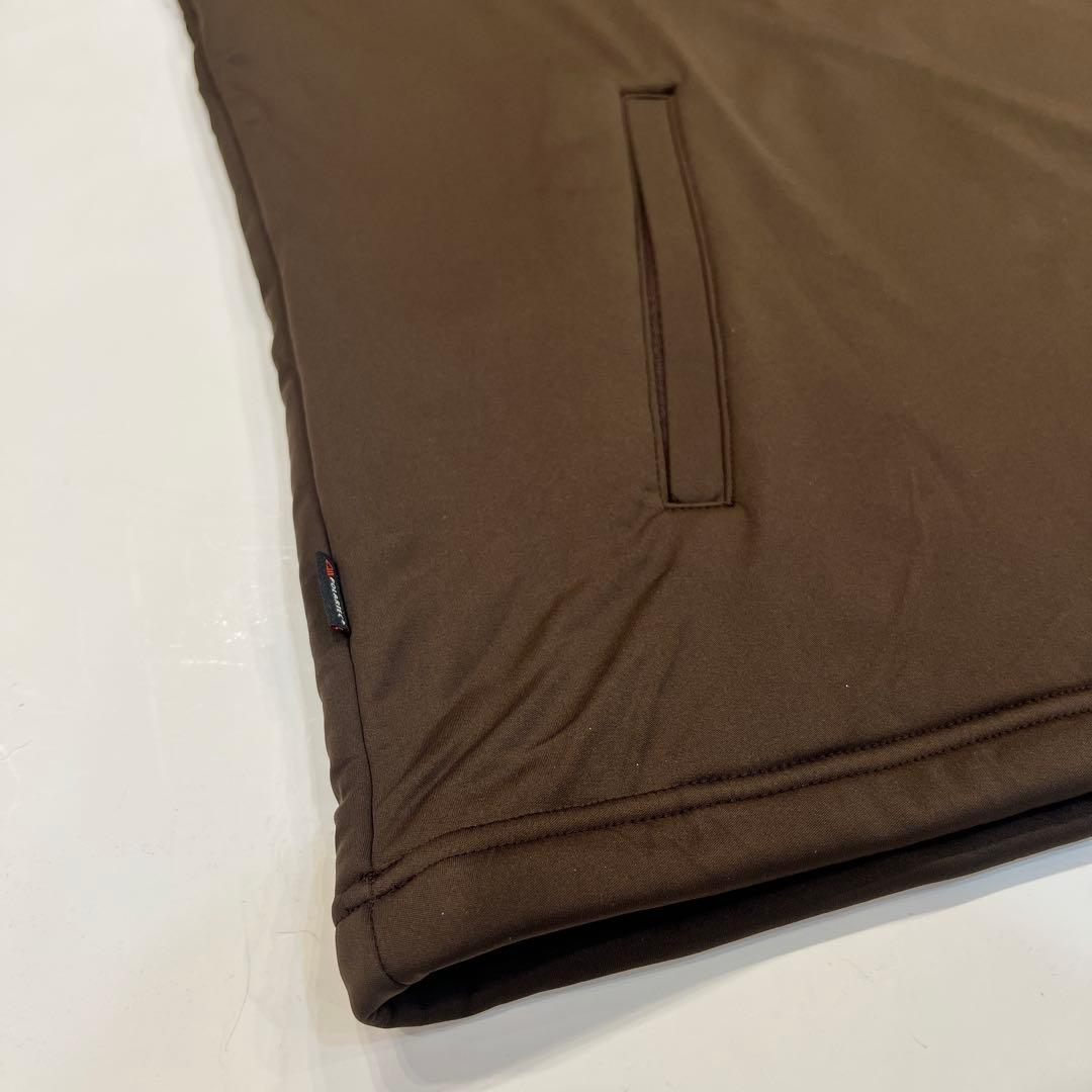 新品 BRIEFING POLARTEC CREWNECK ブラウンXL