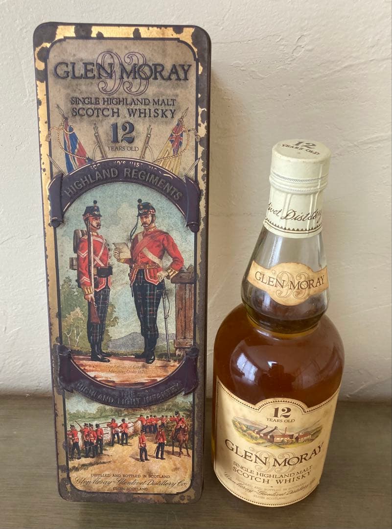 スコッチウイスキー GLEN MORAY 12年　新品未開封(外観は経年劣化)