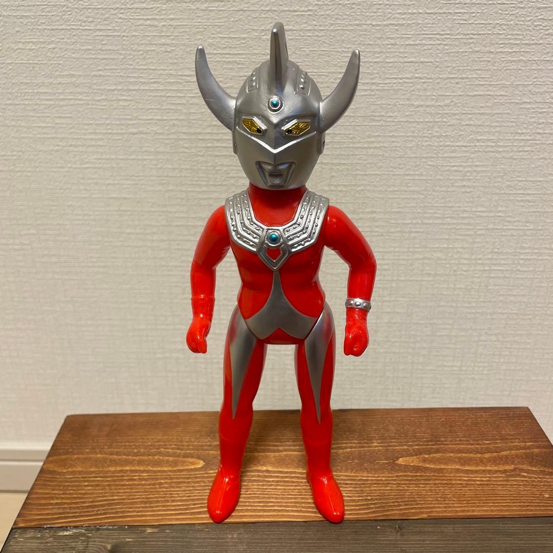ブルマァク　ウルトラマンタロウ　マスク取れ　シルバー　ソフビ