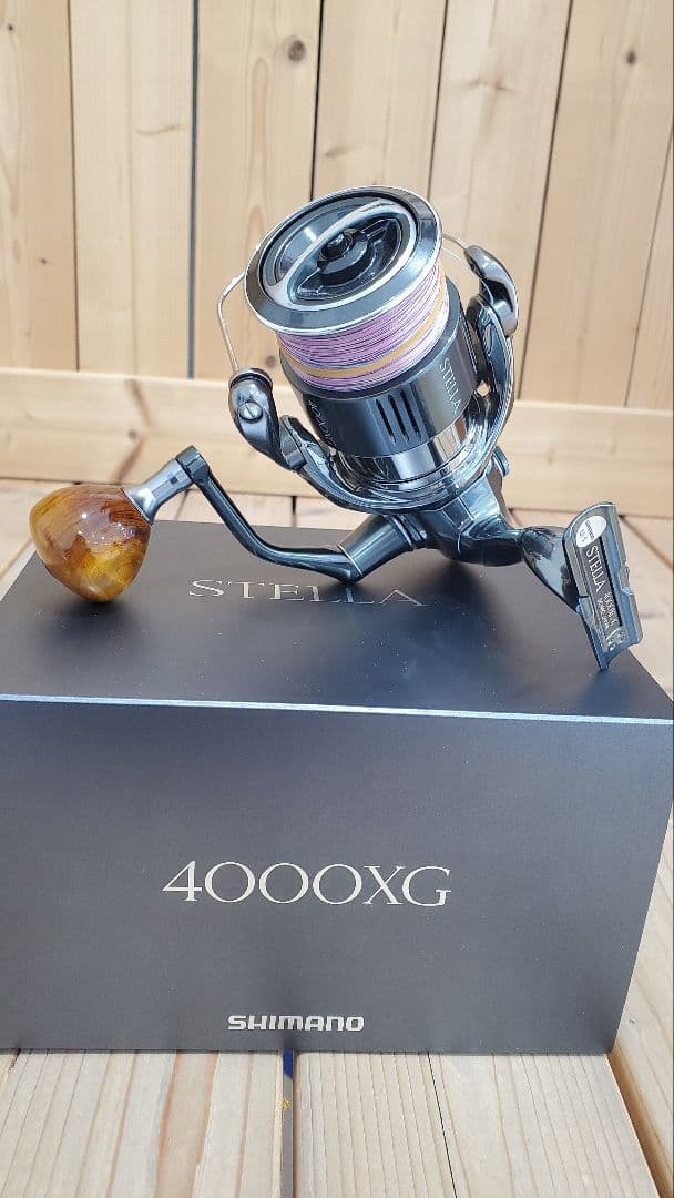 【極美品】☆22ステラ4000XG☆ウォーターランドウッドノブ★