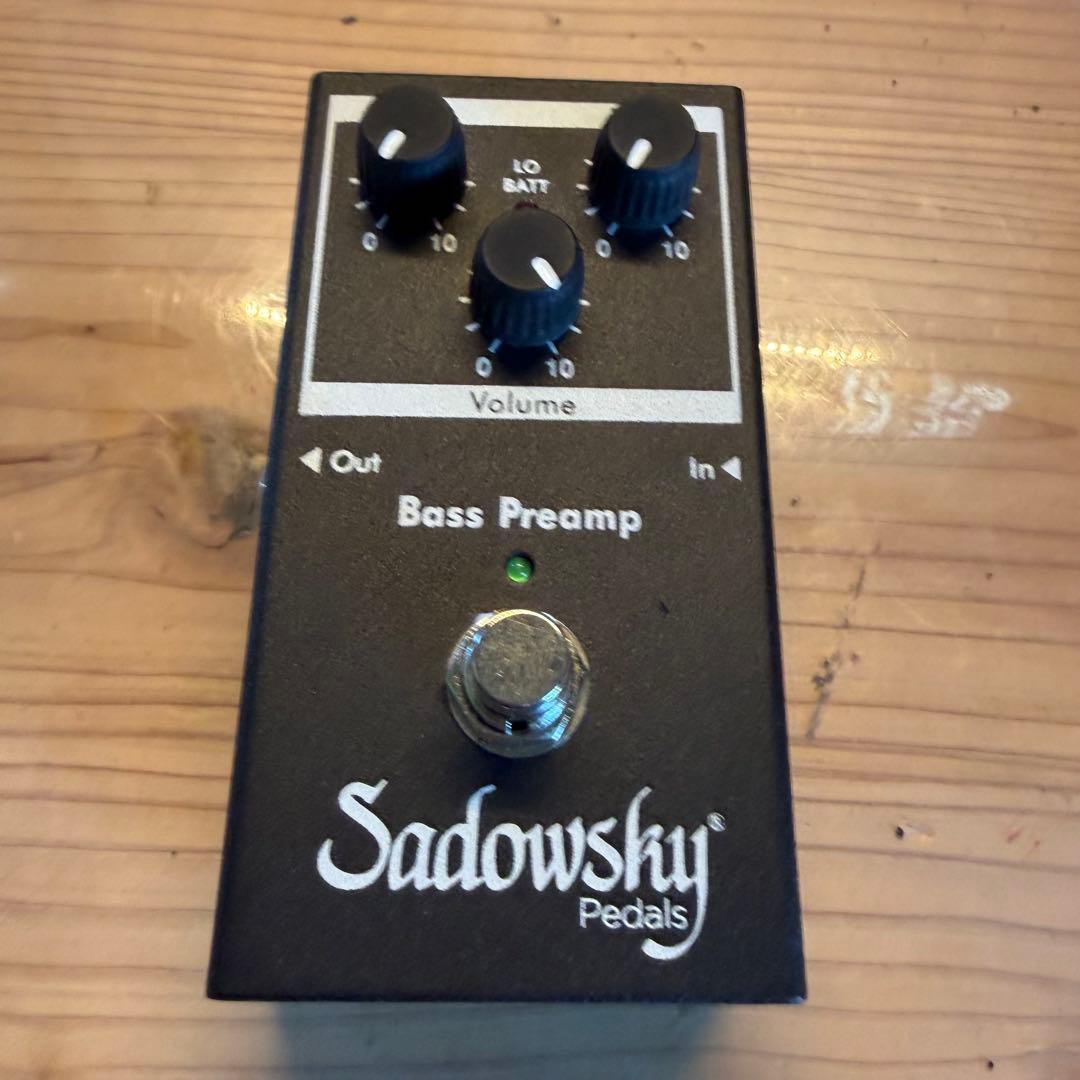 Sadowsky SBP-2 ベースプリアンプ
