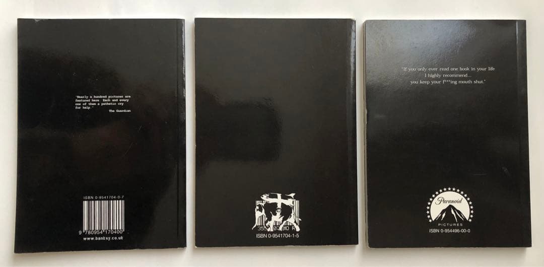 Banksy バンクシー 限定 公式作品集 3部作品 セット