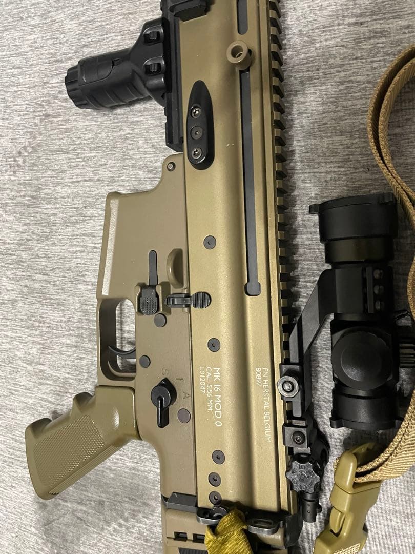 東京マルイ次世代電動ガンSCAR-L タンカラー　ブローバック、単・連射問題なし