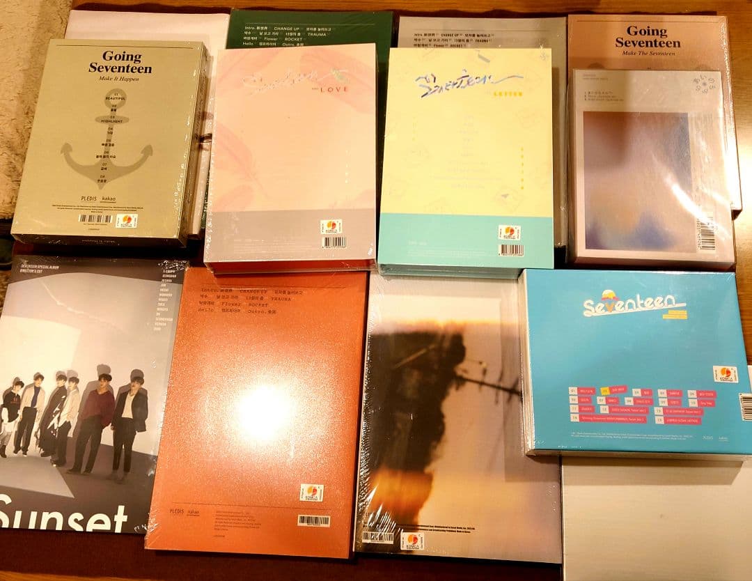 ≪超貴重！新品未開封≫ SEVENTEEN セブチ 初期アルバム CD 13点