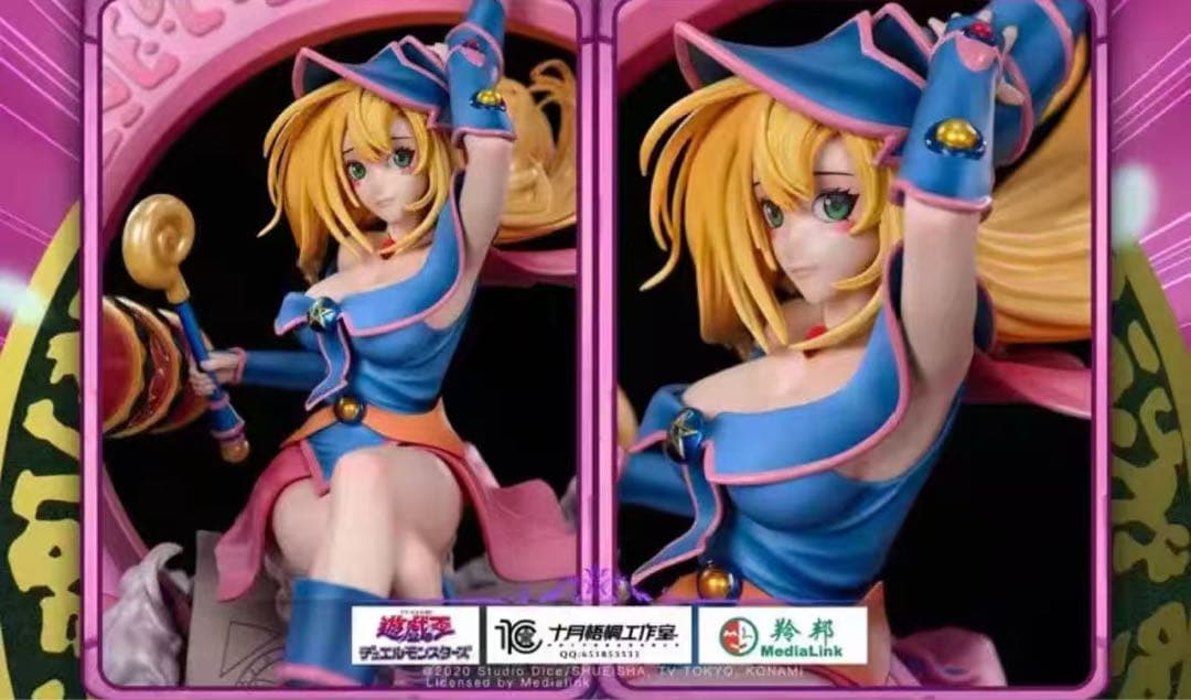 遊戯王 ブラック・マジシャン・ガール ガレージキット ガレキ スタチュー ⑨