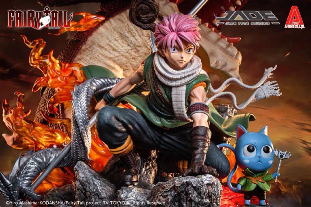 FAIRY TAIL フェアリーテイル ナツ 1/8ガレージキットスタチュー ④
