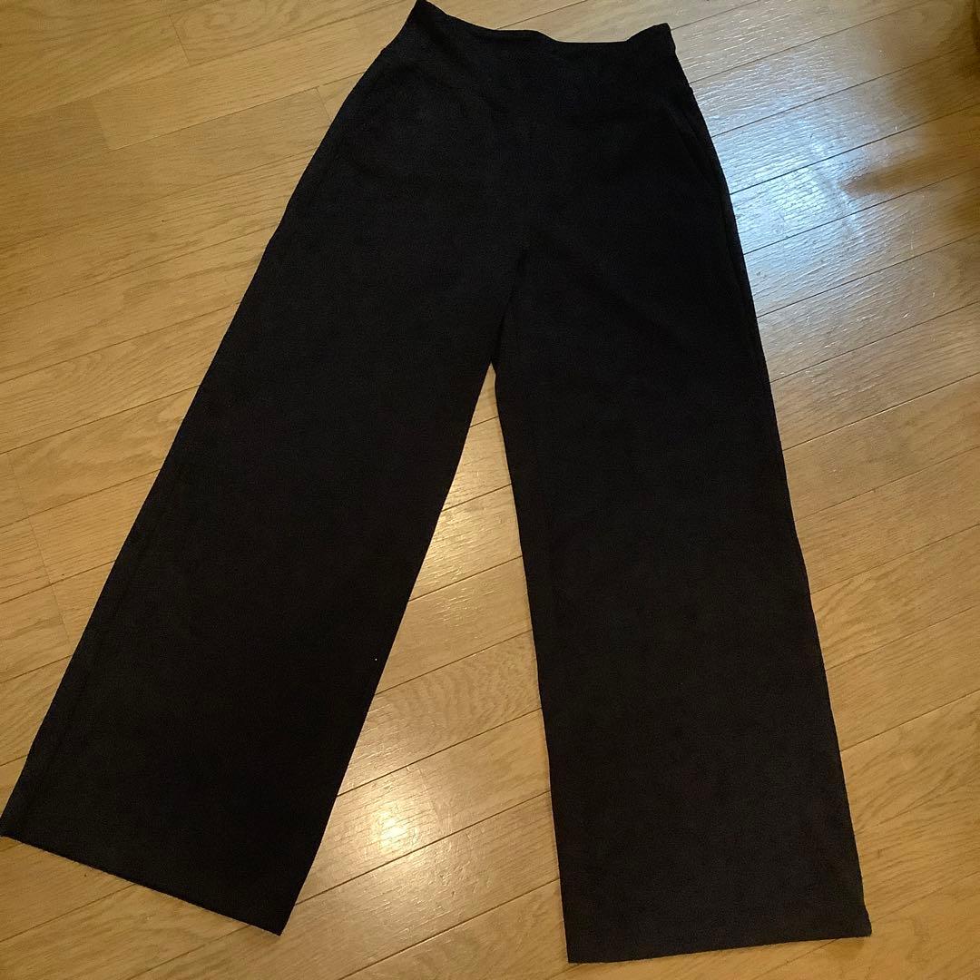 andar Airywin マキシワイドレギンス　黒 L ロング