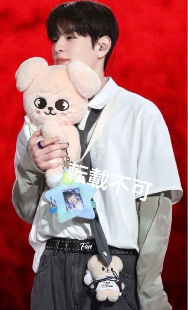 スンミン plush bag マグネット lying シルバー キーリング