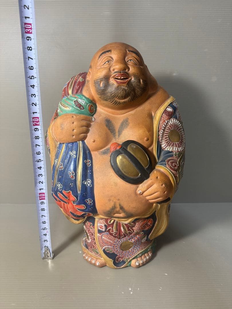 2489 九谷焼　布袋様　置物