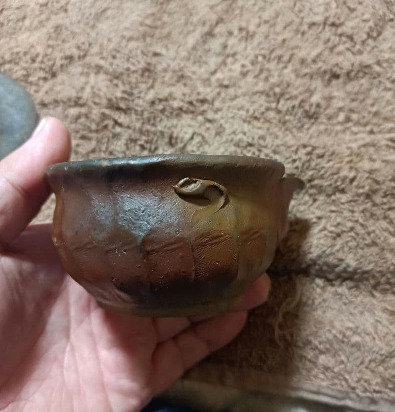 備前焼 宝瓶 香山作
