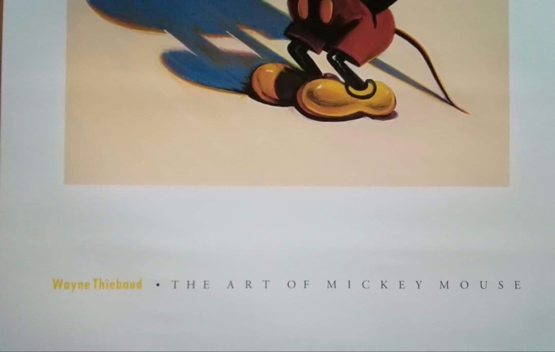 ウェイン・ティーボー　ミッキーマウス　ポップアート　ポスター　アメリカ