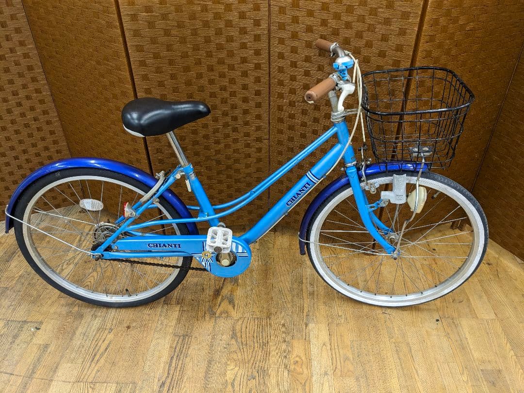 U080 子供用自転車　22インチ　ブルー