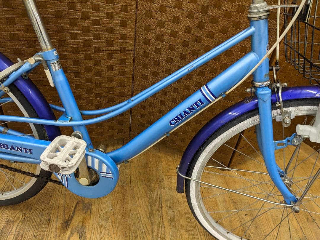U080 子供用自転車　22インチ　ブルー