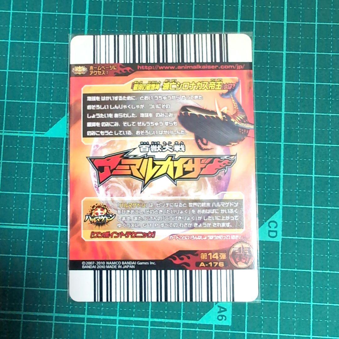 滅亡シロナガス帝王 　アニマルカイザー　究極レア