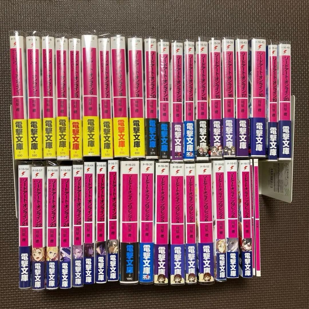ソードアート・オンライン 1-28巻+プログレッシブ1-9巻+劇場版小冊子セット