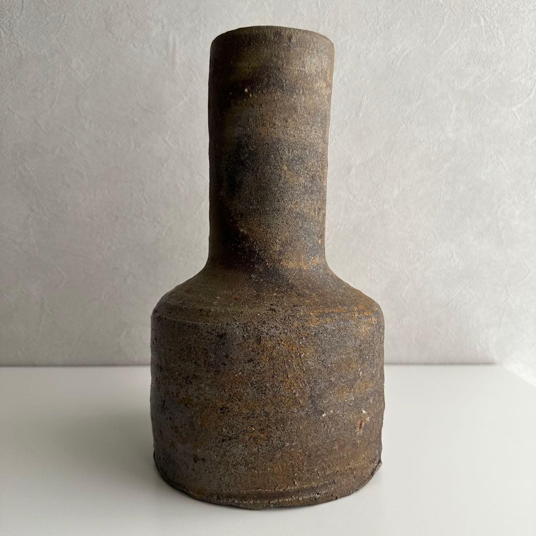 和仁栄幸(正興) 備前 花器 花入 共箱