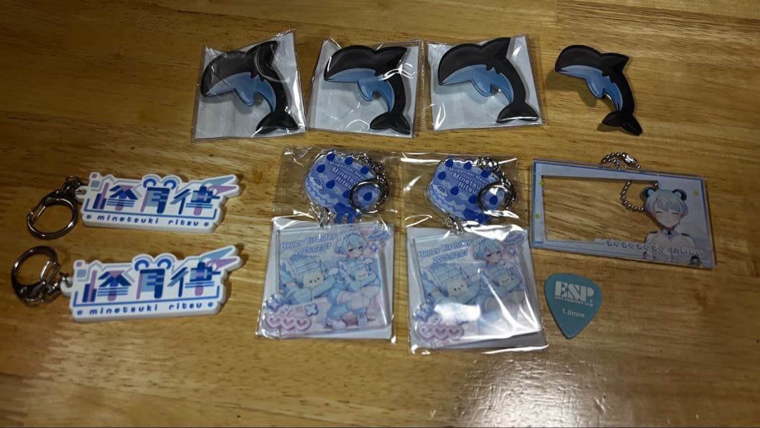 夢限大みゅーたいぷ 峰月律 グッズセット 引退