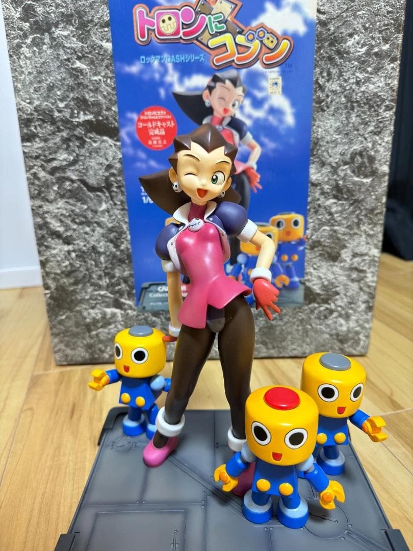 希少 ロックマン トロンちゃん＆コブンくん コールドキャスト フィギュア