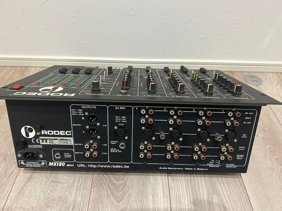 RODEC MX180 MKIII 　ミキサー DJサウンド⭐⭐⭐