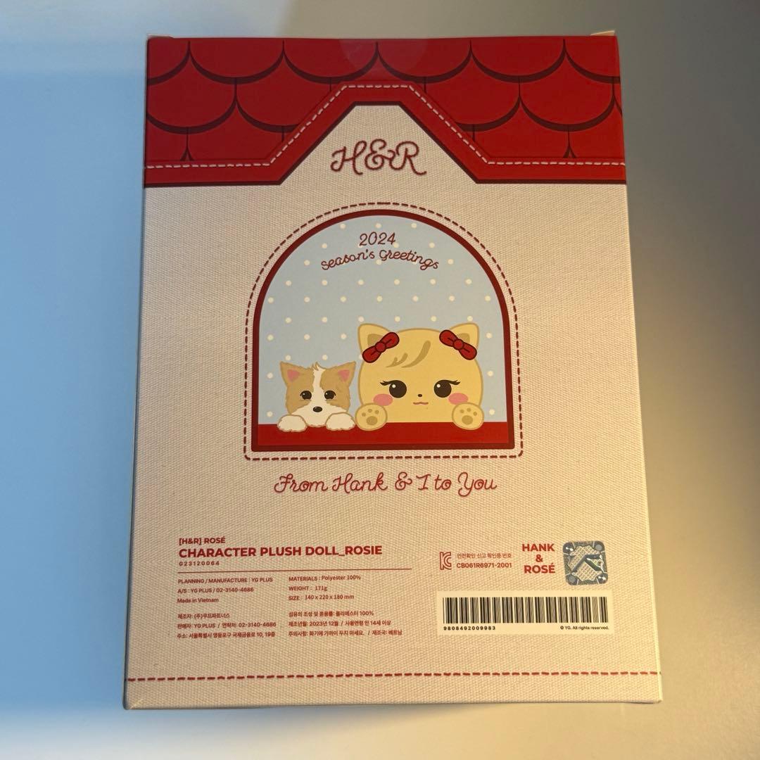 blackpink rosé rosie h&r ぬいぐるみ
