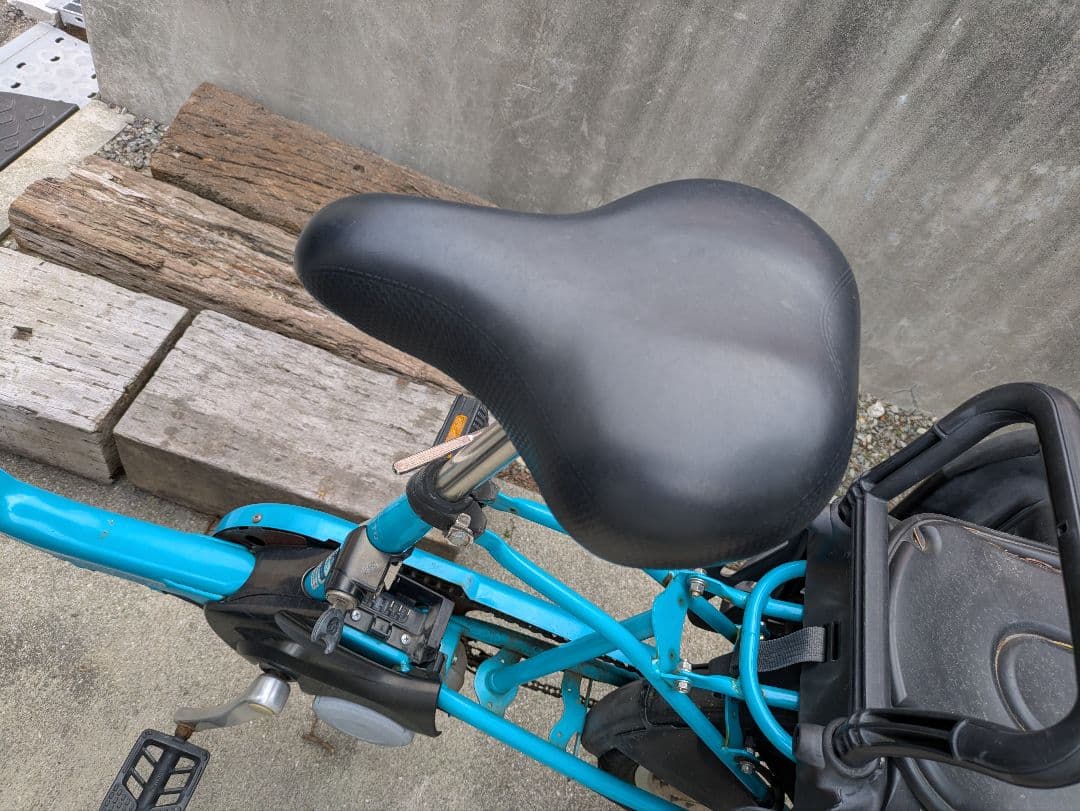 【ジャンク】大阪Panasonicパナソニック電動自転車ギュットミニDXサドル他