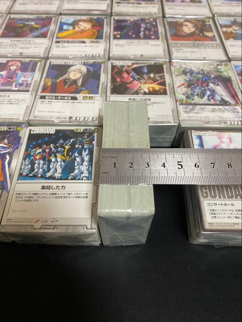 ガンダムウォー　カード 白まとめ売り㉗約3000枚 十字勲章　歌姫の騎士団など