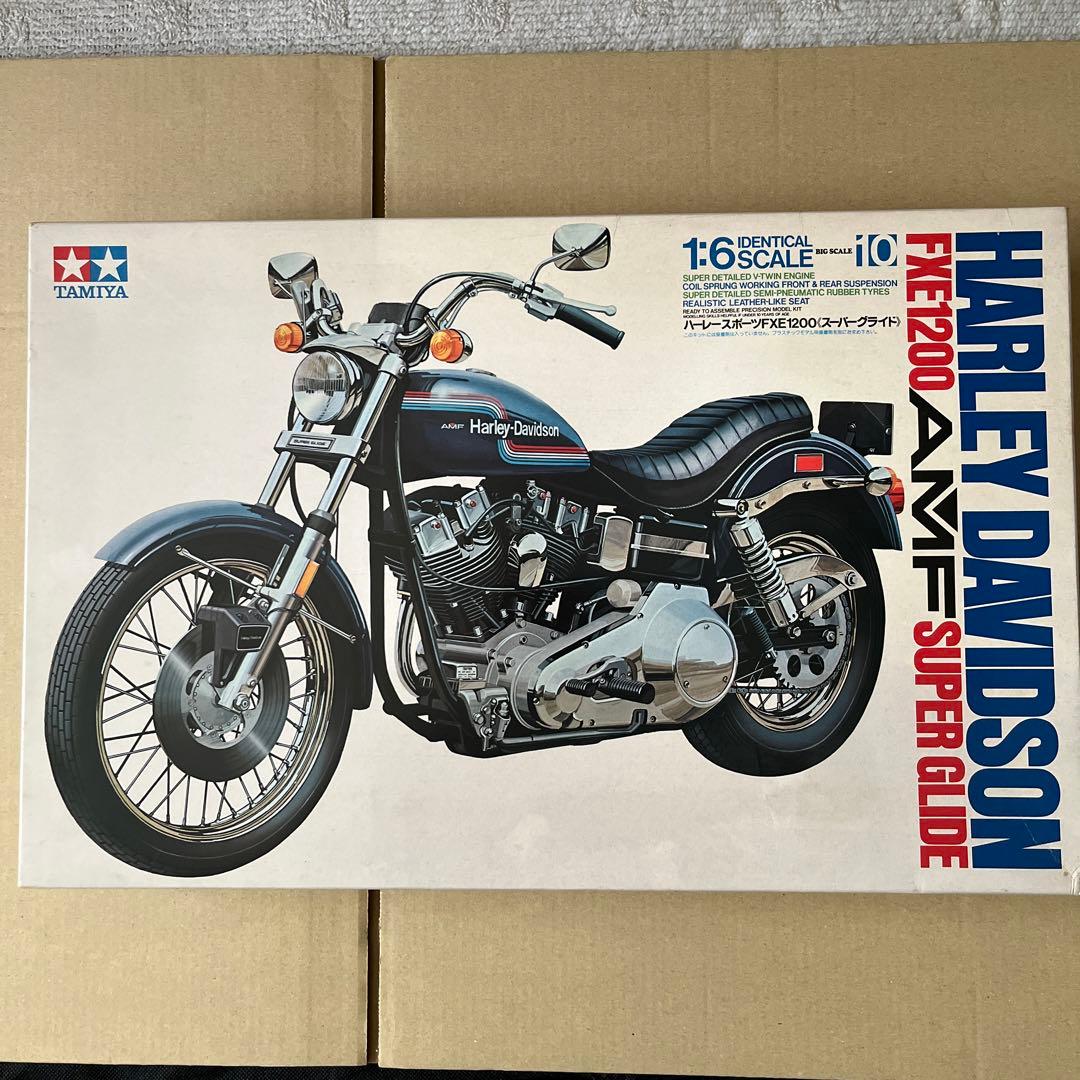 【一部組み立て済】タミヤ1/6 ハーレースポーツFXE1200 スーパーグライド